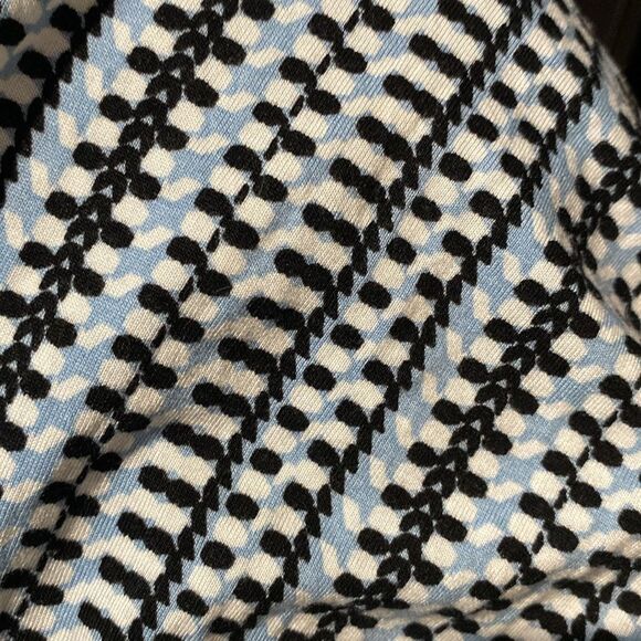 Loft Blue and White Printed Midi Sleeveless Dress Size Small - Picture 13 of 13